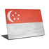 Singapore Flag Distressed Universal Laptop 16.6in (13.4 x 9.7in) Skin