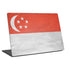 Singapore Flag Distressed Universal Laptop 16in (13 x 9.4in) Skin