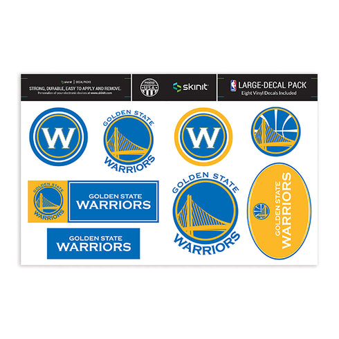 Golden State Warriors Large Decal Pack