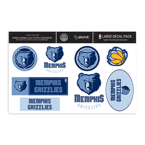 Memphis Grizzlies Large Decal Pack