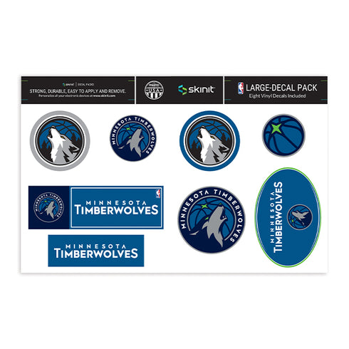 Minnesota Timberwolves Large Decal Pack