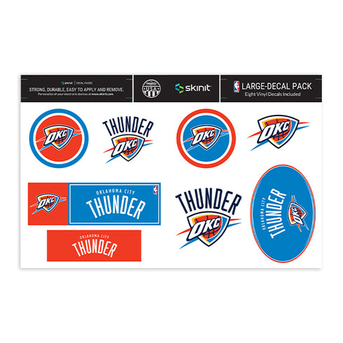 Oklahoma City Thunder Large Decal Pack