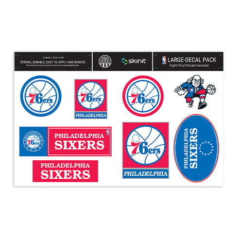 Philadelphia 76ers Large Decal Pack