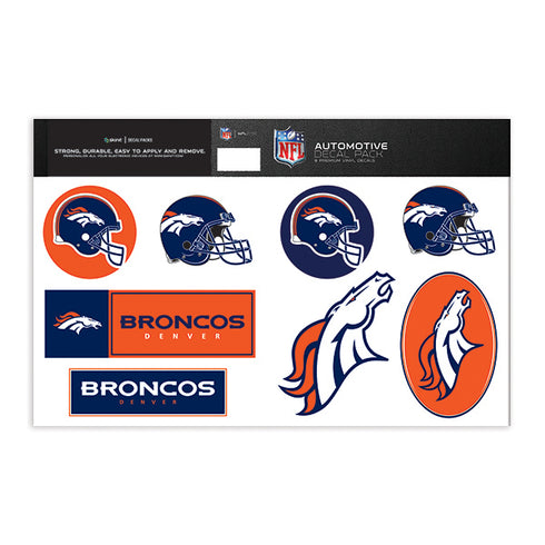 Denver Broncos Large Decal Pack