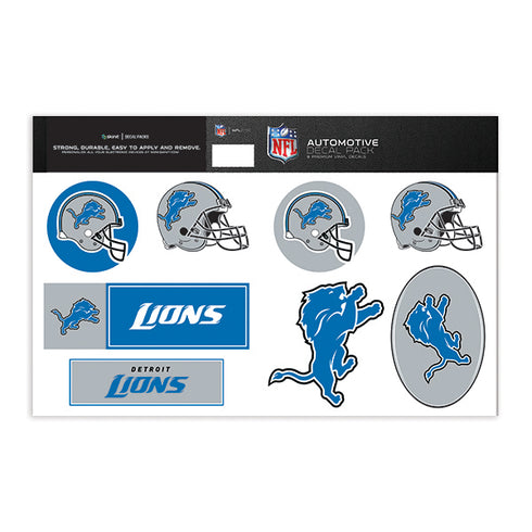 Detroit Lions Large Decal Pack