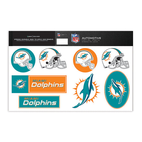 Miami Dolphins Large Decal Pack
