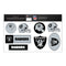 Las Vegas Raiders Large Decal Pack