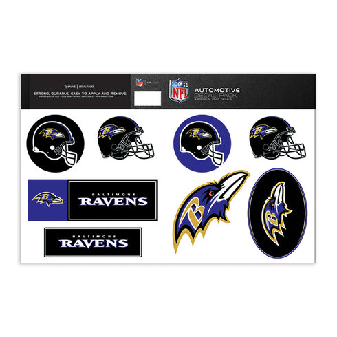Baltimore Ravens Large Decal Pack