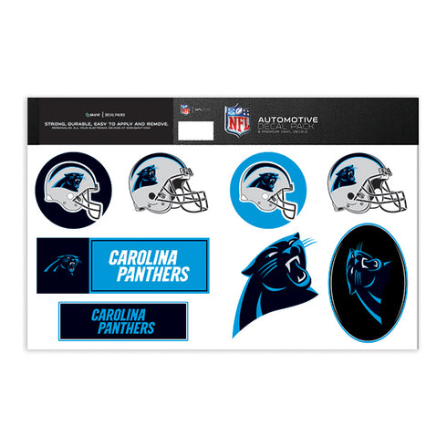 Carolina Panthers Large Decal Pack