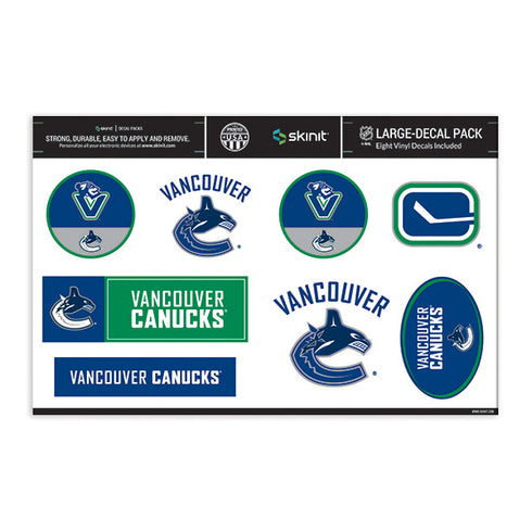 Vancouver Canucks Large Decal Pack