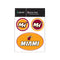 Miami Heat Medium Decal Pack