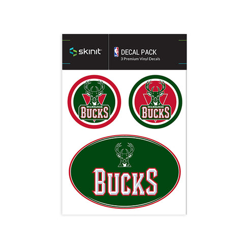 Milwaukee Bucks Medium Decal Pack