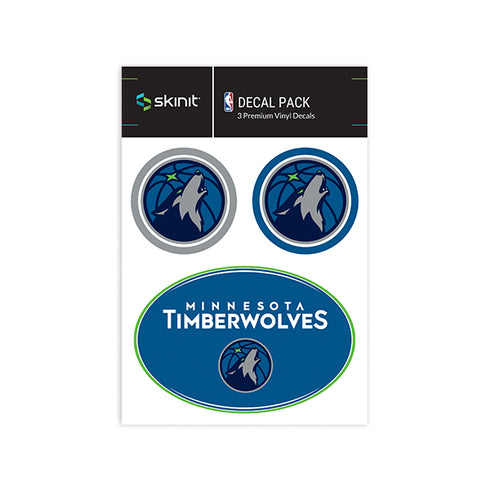 Minn. Timberwolves Medium Decal Pack