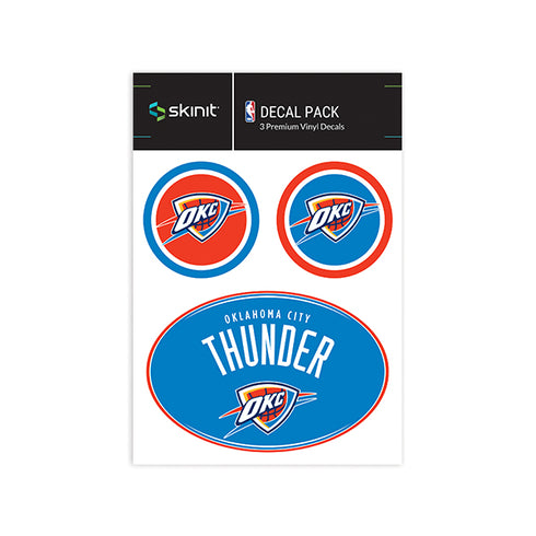 Oklahoma City Thunder Medium Decal Pack