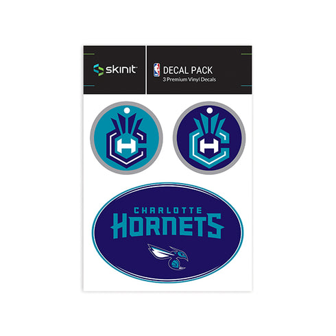 Charlotte Hornets Medium Decal Pack