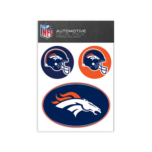 Denver Broncos Medium Decal Pack