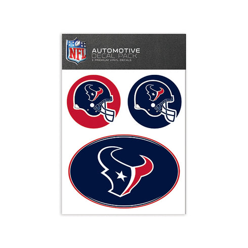 Houston Texans Medium Decal Pack