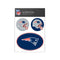 New England Patriots Medium Decal Pack