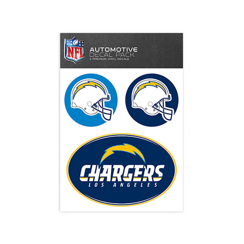 Los Angeles Chargers Medium Decal Pack