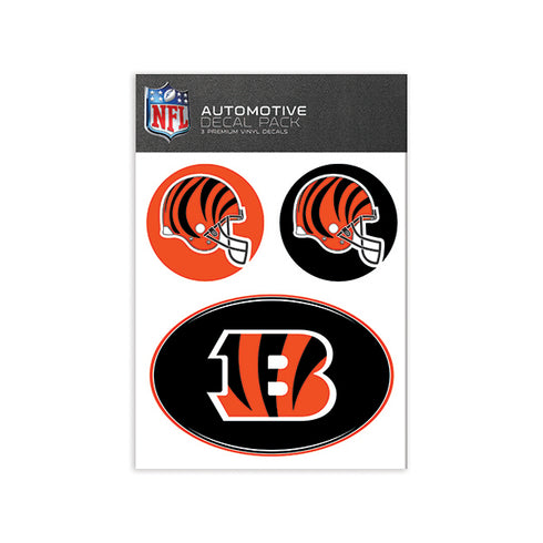 Cincinnati Bengals Medium Decal Pack