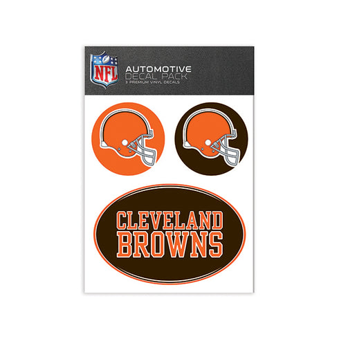 Cleveland Browns Medium Decal Pack