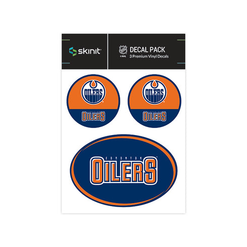 Edmonton Oilers Medium Decal Pack