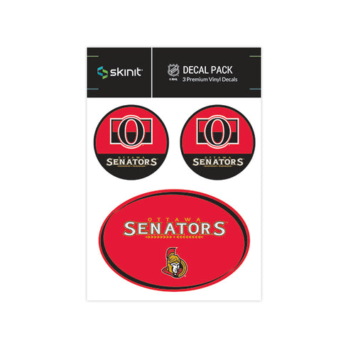 Ottawa Senators Medium Decal Pack
