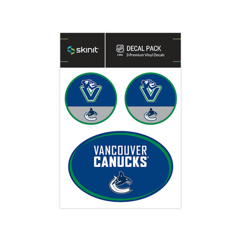 Vancouver Canucks Medium Decal Pack