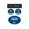 Vancouver Canucks Medium Decal Pack