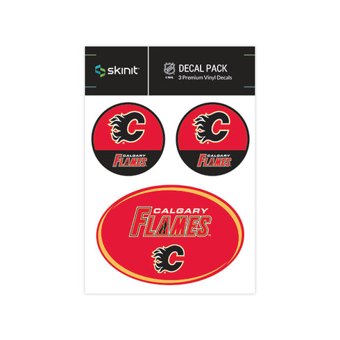 Calgary Flames Medium Decal Pack