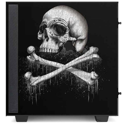 Alchemy Carta Blackbloods Bones NZXT H510 Compact ATX Mid-Tower Case Skin