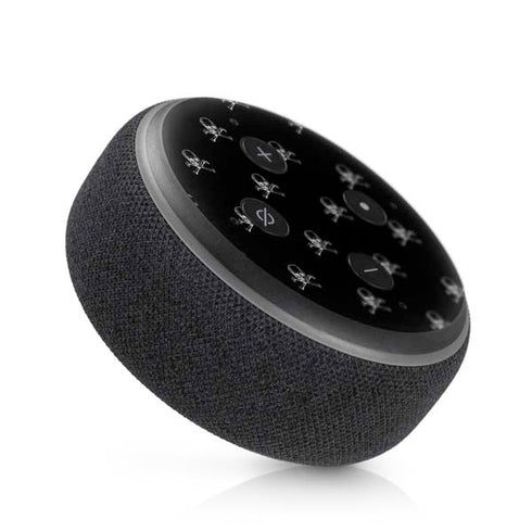 Alchemy Skull and Crossbone Pattern Amazon Echo Dot Skin