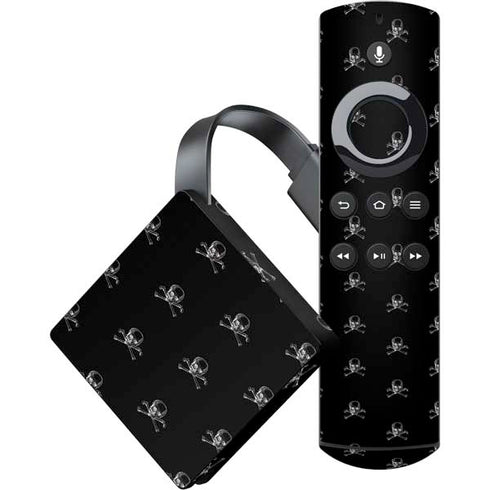 Alchemy Skull and Crossbone Pattern Amazon Fire TV Skin