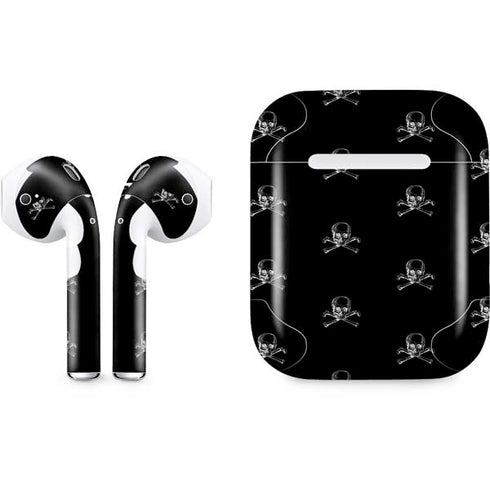 Alchemy Skull and Crossbone Pattern Apple AirPods Skin