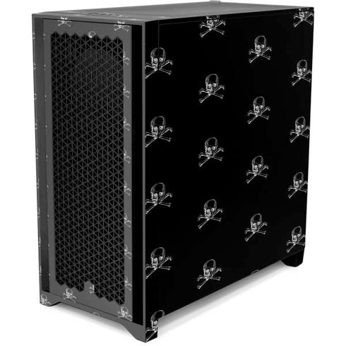 Alchemy Skull and Crossbone Pattern Corsair 4000D Tempered Glass Mid-Tower ATX Case Skin