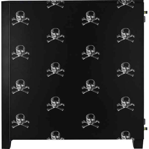 Alchemy Skull and Crossbone Pattern Corsair 4000D Tempered Glass Mid-Tower ATX Case Skin