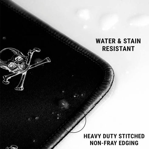 Alchemy Skull and Crossbone Pattern Gaming Mouse Pad