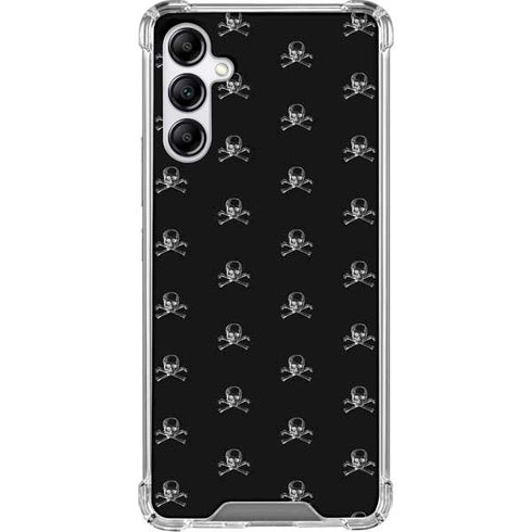 Alchemy Skull and Crossbone Pattern Galaxy A15 5G Clear Case