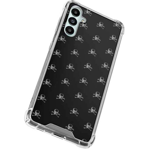 Alchemy Skull and Crossbone Pattern Galaxy A15 5G Clear Case