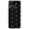 Alchemy Skull and Crossbone Pattern Galaxy A20 Clear Case