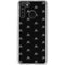 Alchemy Skull and Crossbone Pattern Galaxy A21 Clear Case