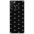 Alchemy Skull and Crossbone Pattern Galaxy A21 Clear Case