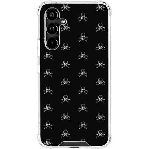 Alchemy Skull and Crossbone Pattern Galaxy A54 5G Clear Case