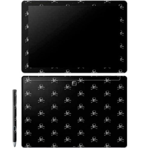Alchemy Skull and Crossbone Pattern Galaxy Book 12in Skin