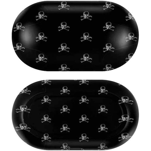 Alchemy Skull and Crossbone Pattern Galaxy Buds Skin