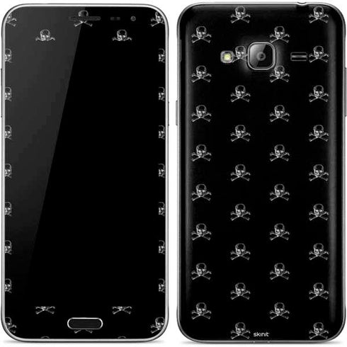 Alchemy Skull and Crossbone Pattern Galaxy J3 Skin