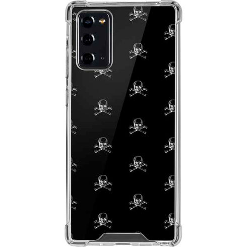 Alchemy Skull and Crossbone Pattern Galaxy Note20 5G Clear Case