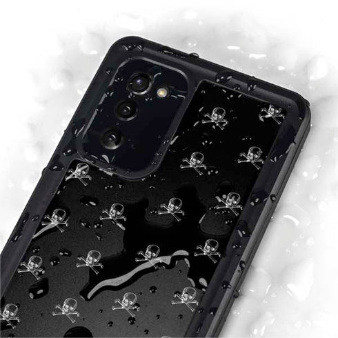 Alchemy Skull and Crossbone Pattern Galaxy Note20 5G Waterproof Case