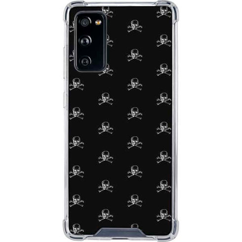 Alchemy Skull and Crossbone Pattern Galaxy S20 FE Clear Case