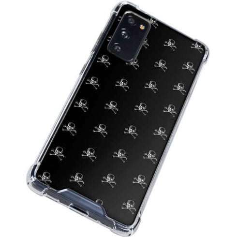 Alchemy Skull and Crossbone Pattern Galaxy S20 FE Clear Case